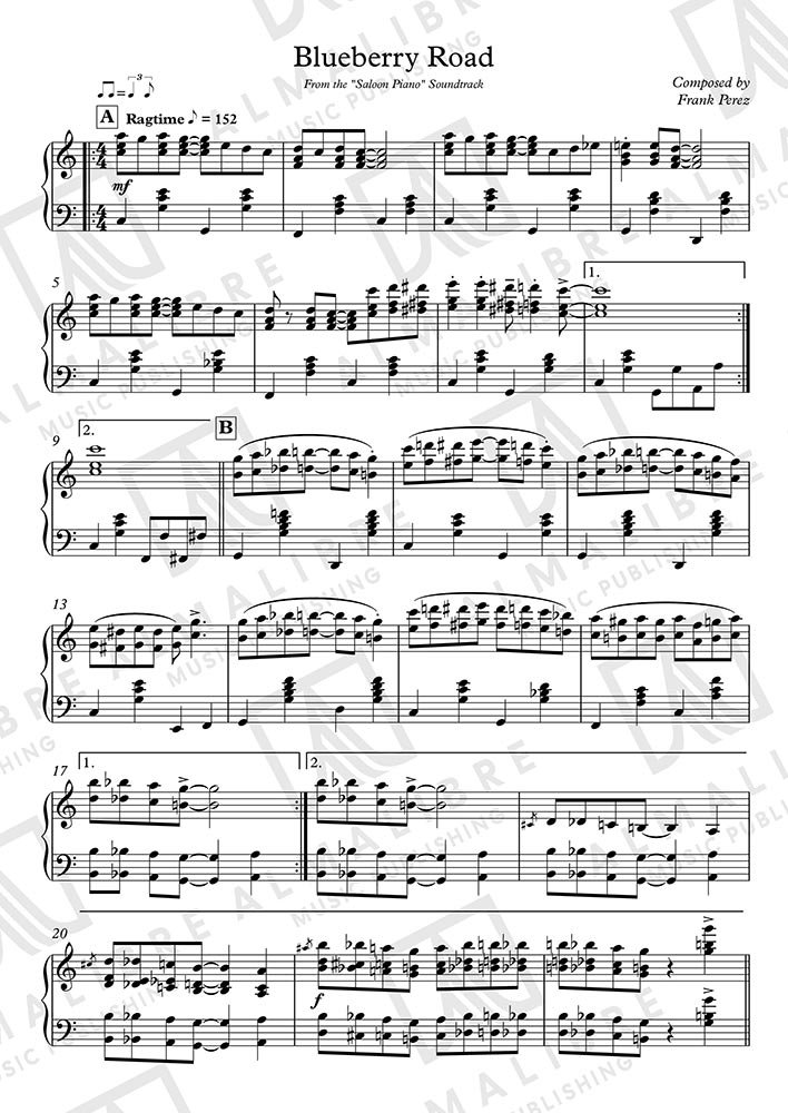 eBook sheet music sample page