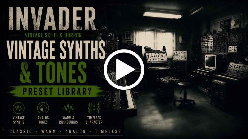 Invader Video Link - Vintage Synth & Tones
